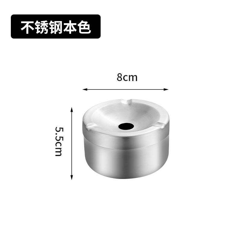 Stainless Steel Ashtray Bar Restaurant El Coffee Shop Milk Tea Shop Logo Home Commercial - Image 1